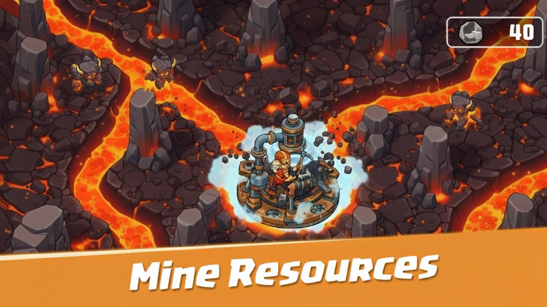 Lava Survival: Rise of Heroes screenshot